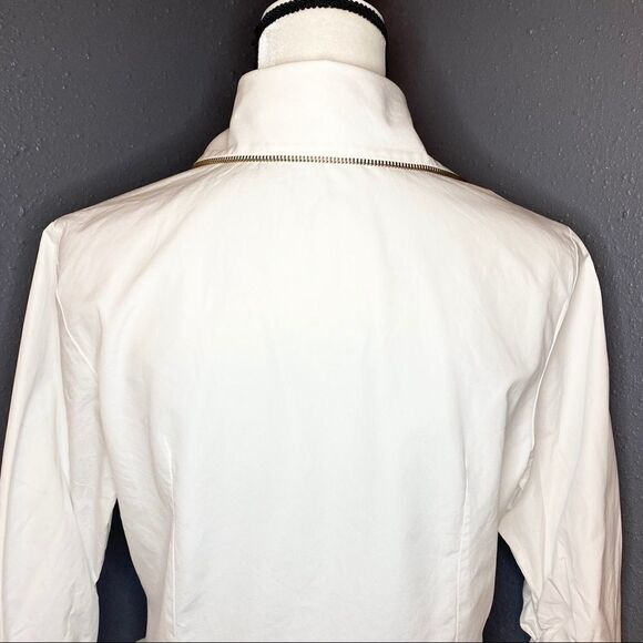 Sylvia Techerassi zipper collar & cuff button down - Picture 8 of 12